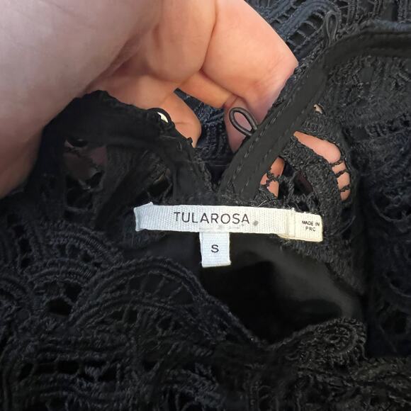 NWT Tularosa Matilda lace pom pom mock neck dress - Picture 9 of 12